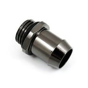 XSPC 12" Black Chrome Barb Fitting with G14" Threads (2 Pack)