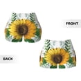 thumbnail image 5 of Lsque Sunflowers (2) Pattern High Waisted Biker Shorts for Women-Tummy Control Fitness Athletic Workout Running Yoga Gym Shorts,Moisture-Wicking-X-Large, 5 of 9