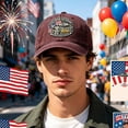thumbnail image 5 of Vietnam Veteran Hat Embroidered Baseball Cap for Men, Adjustable Red Polyester Cap, Military Appreciation Gift for Dad Vietnam War Souvenir, 5 of 6
