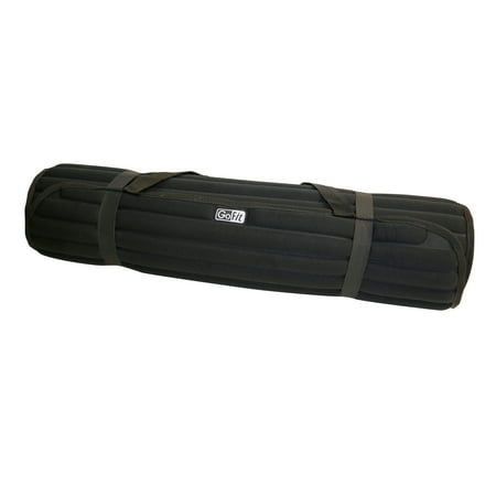GoFit Rib-Core Fitness Mat - Floor Exercise Equipment