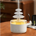 thumbnail image 5 of Relax Cloud Rain Diffuser Humidifier Raindrop Aromatherapy Machine Ultrasonic Atomization Humidification Colorful Lamp, 5 of 8