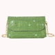 thumbnail image 1 of Bolsos con sobre de diamantes de imitación 2023, minibolsos de noche de piel sintética para mujer (verde), 1 of 6