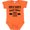 Orange, variant on Inktastic North Dakota Awesome Since 1889 Boys or Girls Baby Bodysuit
