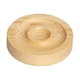 thumbnail image 2 of Soporte de bandeja de exhibición de brazalete de pulsera de madera/soporte organizador de almacenamiento de joyas/regalo de cumpleaños para escaparate tocador tienda de Redondo Amarillo Claro Salvador Bandeja para brazalete, 2 of 10