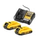 thumbnail image 5 of DEWALT Kit Taladro Percutor Atornillador y Atornillador de Impacto, Incluye Bolsa para Herramientas, 20V, DCK2490D2, 5 of 5