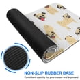 thumbnail image 6 of Long Mouse Pads for Desk,Cute Cartoon Pug Desk Mats on Top Of Desks, Desk Mouse Pad Extra Large with 3mm Non-Slip Base and Stitched Edge for Gaming,Office,Work,Home 31.5"x11.8", 6 of 6
