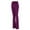 Purple, variant on Utoimkio Flare Yoga Pants for Women High Waisted Wide Leg Pants for Women Tummy Control Bell Bottom Workout Pants for Women