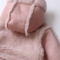 thumbnail image 5 of BLVB Infant Toddler Snowsuit Cute Baby Newborn Winter Coat Warm Zip-Up Hooded Jumpsuit Fleece Rompers for Boys Girls(Pink,6-9 Months), 5 of 5