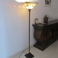 thumbnail image 6 of DOCHEER Tiffany Style Floor Lamp Torchiere Uplight 69" Tall, 6 of 6