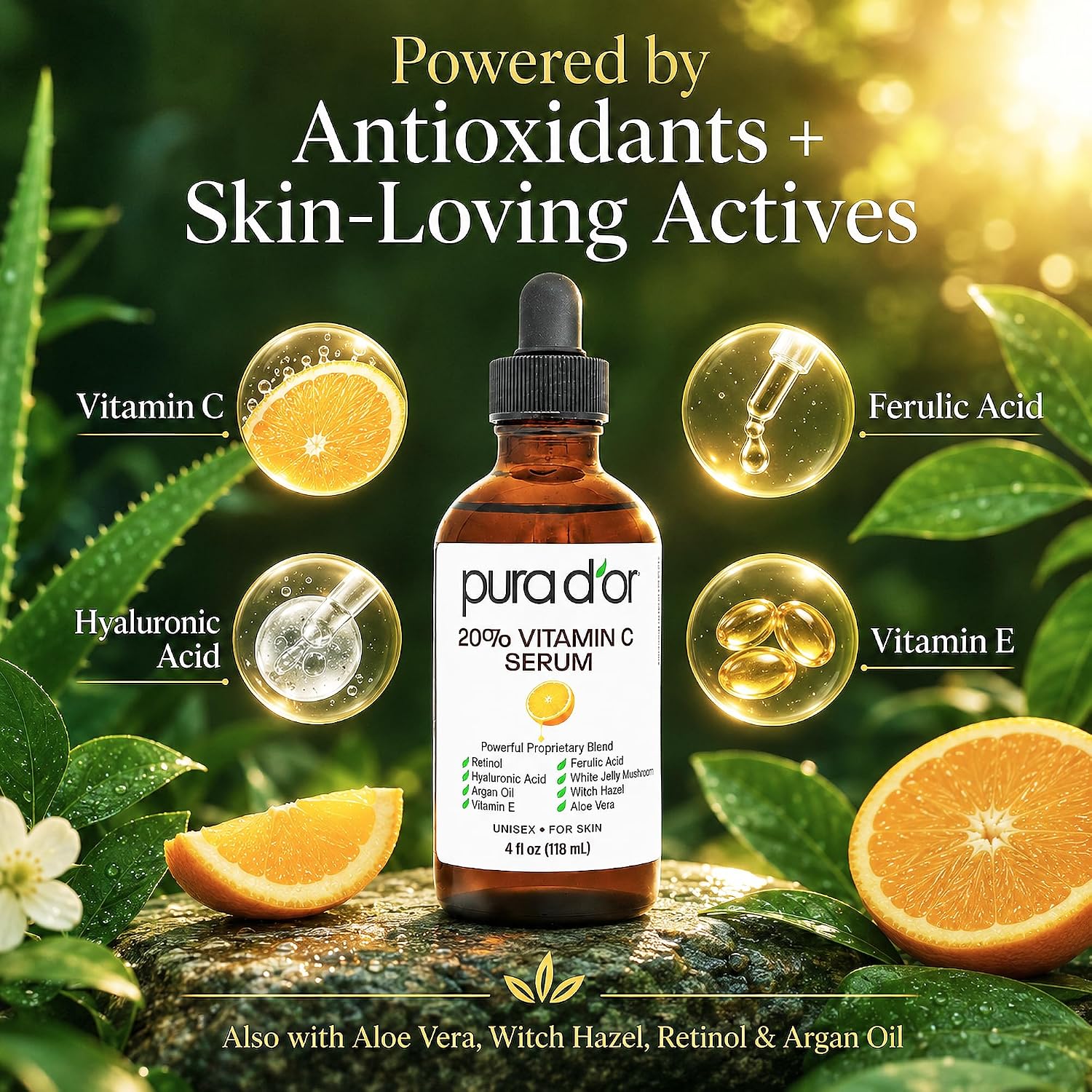 Pura D'Or 20% Vitamin C Serum, 4 fl oz photo 4