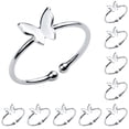 thumbnail image 1 of Qarigey Women Adjustable Size Ring Personality Open Accessories Rings Jewelry Fashion Gift Engagement Popular Accessories Stylish 10.00*10.00*1.00 cm 10piezas, 1 of 6