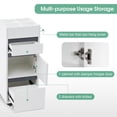 thumbnail image 4 of BarberPub Utility Cart with Storage Drawer, Salon Trolley Cabinet, 4 of 9