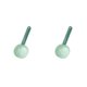 thumbnail image 2 of sweethay Cuchara medidora para cocinar pasteles, hornear, medir la alimentación de mascotas, reutilizable, 2 en 1, bolsa de granos, accesorio de Clip de Verde cian 2piezas sweethay CBP192704, 2 of 5