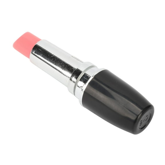 Lipstick Massager, Portable Small Lipstick Massager Promote Circulation Easy To Apply Vibration Black  For Dark Circles For Puffiness