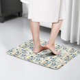 thumbnail image 4 of Pioneer Flower Floral Print Flannel Non Slip Door Rugs,Washable Door Mats Indoor,Decorative Door Mats,Dirt-Resistant and Absorbent Doormat for Entrance,Bedroom,Kitchen,Bathroom,23.5"x16", 4 of 5