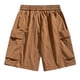 thumbnail image 3 of pstuiky Pantalones cortos para hombre, Pantalones cortos de verano para hombre, informales y cómodos, con bolsillo y cintura elástica y cordón ajustable. Pantalones cortos de entrenamiento, 3 of 3