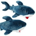 thumbnail image 2 of Navy Shark Plush Toy 29 inch long., 2 of 3
