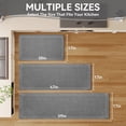 thumbnail image 3 of QiCaiJia Kitchen Rugs, 17''x59'' Gray Kitchen Mats for Floor, Washable Non Slip Absorbent Kitchen Mat, Braided Kitchen Runner Rug, Kitchen Sink Rug, 3 of 8