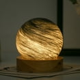 thumbnail image 4 of Una variedad de luces de cristal para planetas, luces nocturnas de ensueño con forma de planeta arcoíris, 4 of 5