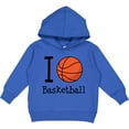 thumbnail image 2 of Inktastic I Heart Basketball Toddler Hoodie, 2 of 4
