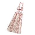 thumbnail image 2 of Vestido de verano para mujer, elegante vestido de playa con cuello halter para viajes, festivales, uso diario. S, 2 of 9