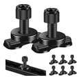 thumbnail image 2 of L-type track double ear threaded stud nut accessory retainer, used with L-type track, compatible with truck bed, trailer cargo, 2 of 5