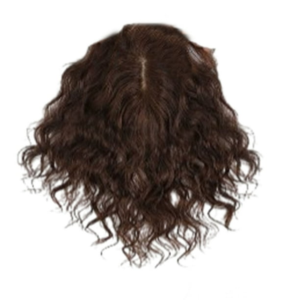 Vogacara Extensiones de cabello con clip ondulado realista y natural para peinados impecables Extensión de cabello rizado Cuidado del cabello Marron oscuro