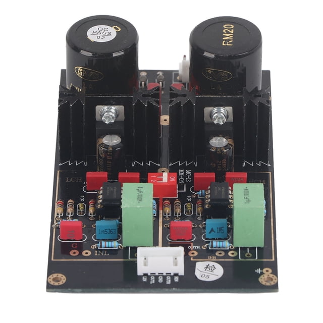 Placa amplificadora terminada de Audio de doble circuito MM/MC Phono Stage HIFI Amp (49720NA)