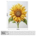 thumbnail image 4 of Nawypu  Sunflower Throw Blanket Super Soft Plush Throw Blanket, 4 of 6