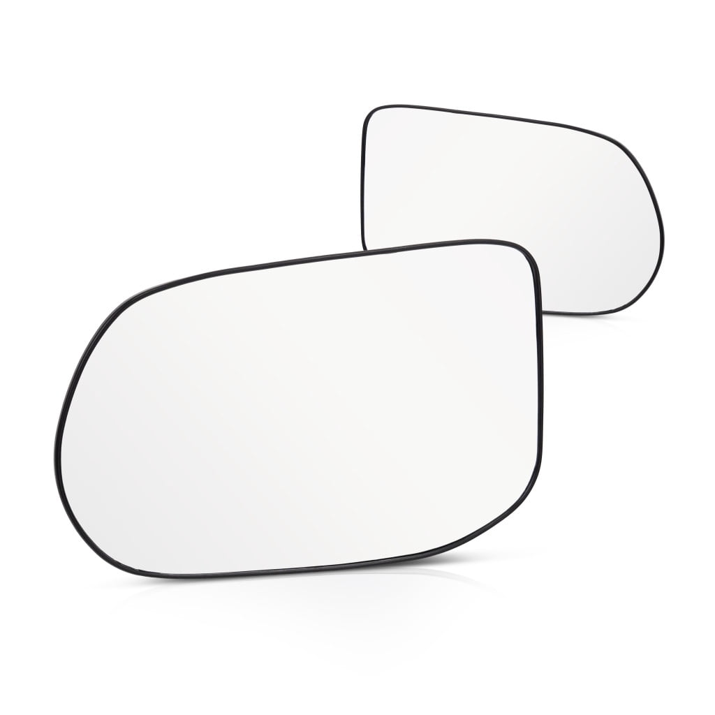KarParts360 For Honda Civic 2006 07 08 09 10 2011 Mirror Glasses Driver And Passenger Side | Pair | With Backing Plate | Non-Heated | Sedan | For HO1325119, HO1324119 | 76203SNAA01, 76253SNAA01