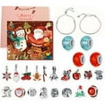 thumbnail image 5 of Calendrier de l'avent Fille Enfant, Noël Cadeau Calendrier de l'avent Bijoux,24 Jours DIY Calendrier de l'avent Pulsera con 2 pulseras 22 perlas para Enfant Fille Ado 5 6 7 8 9 10 11 12 ans, 5 of 5