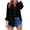 Black, variant on vigerkar Linen Shirts for Women Summer 2026 Casual Womens Work Tops V Neck Button Down Blouse Ladies Basic Tees (Black, 4XL)