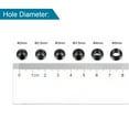 thumbnail image 5 of Uxcell Beads 8mm Stainless Steel 4mm Hole Dia Bead for DIY Crafts, Black 20 Pack, 5 of 6