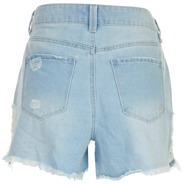 Blue jean shorts walmart top