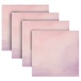thumbnail image 2 of Iauyy Satin Napkins Set of 6- Pink-purple Blend DIY Printing Decoration Cloth Napkin- Easy Care for Home/Party, 2 of 8