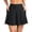 2-Black, variant on AJGRHE High Waist Swim Skirt with Zipper Pockets Two Piece Swimwear Bottoms for Beach Pool XXL Orange