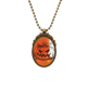 thumbnail image 1 of Pintado a mano de calabaza de Halloween Collar Colgante Vintage de bronce antiguo de joyeria de lujo de regalo Unbranded M, 1 of 3