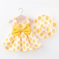 thumbnail image 2 of Girls' Dresses Designed Classic Dot Print Ruffles Beach Sun Dresses Funny Flattering and Versatile Vacation, 2 of 2