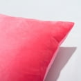 thumbnail image 5 of Flxxie Ultra Fluffy Soft Velvet Decorative Solid Color Throw Pillow Simple Euro Covers Cushion Case 1 Piece, 26" x 26", Hot Pink, 5 of 5
