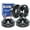 Black, variant on MOCA AUTOPARTS 4PCS 2"(50mm) Wheel Spacers 5x5" to 5x5" with 1/2"x20 Thread Pitch Fit for 2006-2010 Jeep Commander & 1999-2010 Jeep Grand Cherokee(Black)