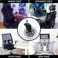 thumbnail image 2 of MotionGrey Roulettes de Chaise de Bureau -Lame à Roulettes, Roues Ergonomiques, Support de Chaise de Jeu Pivotant pour Roulement en Toute Sécurité sur Toutes les Surfaces (Lot de 12), 2 of 10