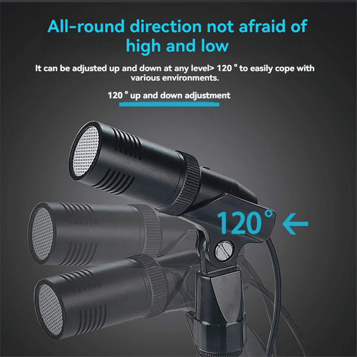 Condenser Microphone Desktop Recording Microphone for PC Laptop Streaming Video Games Podcasts Vocals