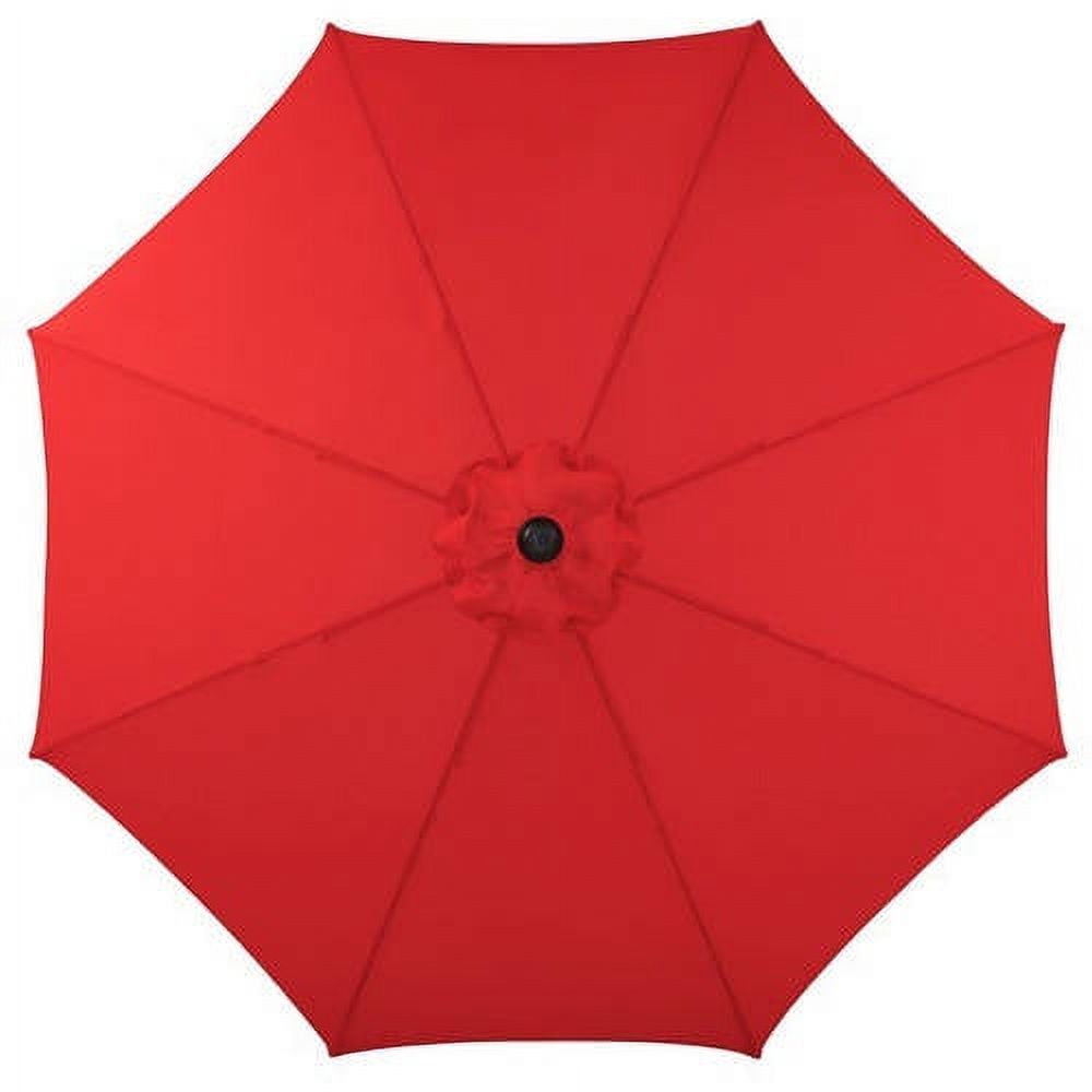 Mainstays 9' Outdoor Tilt Market Patio Umbrella- Red - image 2 of 5