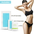 thumbnail image 2 of Charmonic 70 Counts Hair Remover Waxing Strips Body & Face, At Home Waxing Kit (2 Sizes 70 Strips+ 4 Wipes), 2 of 8