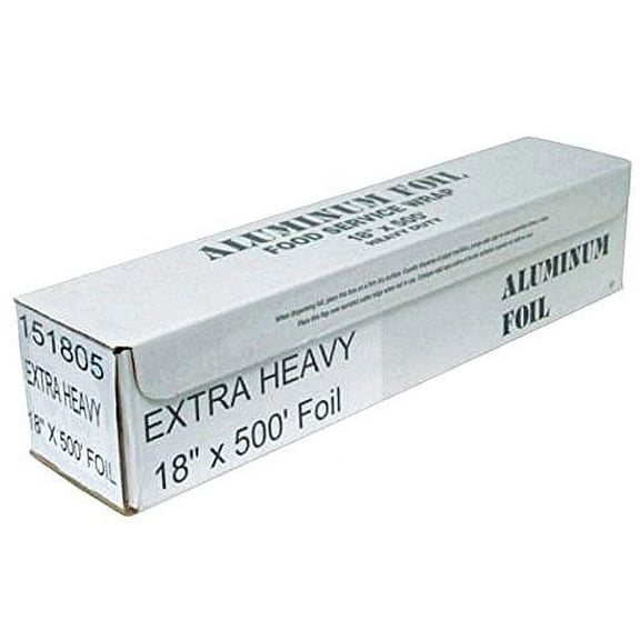 Durable Packaging Durable 18" x 500' Extra Heavy Duty Premium Aluminum Bbq Grill Foil Wrap (1 Roll)