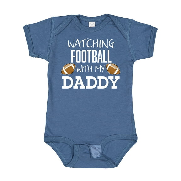 Inktastic Watching Football with My Daddy Boys or Girls Baby Bodysuit