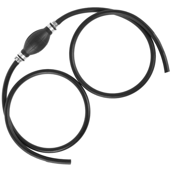 Gpoty Generic Fuel Transfer Manual Pump Sucretion Hand Water Pump con Tubo di scambio per Gasoline Diesel Fuel Liquid Water Fish Tank Black