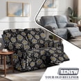 thumbnail image 5 of Xoenoiee Daisy Flower Print Waterproof Recliner Loveseat Cover, 6 Pieces Stretch Recliner Sofa Slipcovers Washable Couch Cover Furniture Covers for Pets, Dogs, Kids, 5 of 6