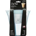 thumbnail image 2 of Zip Top Reusable Food Storage Container - Large Cup Teal - Made in the USA - 100% Platinum Silicone, 2 of 2