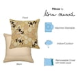 thumbnail image 4 of Liora Manne  Marina Bee Free Indoor/Outdoor Pillow 12" x 18" - Honey, 4 of 5